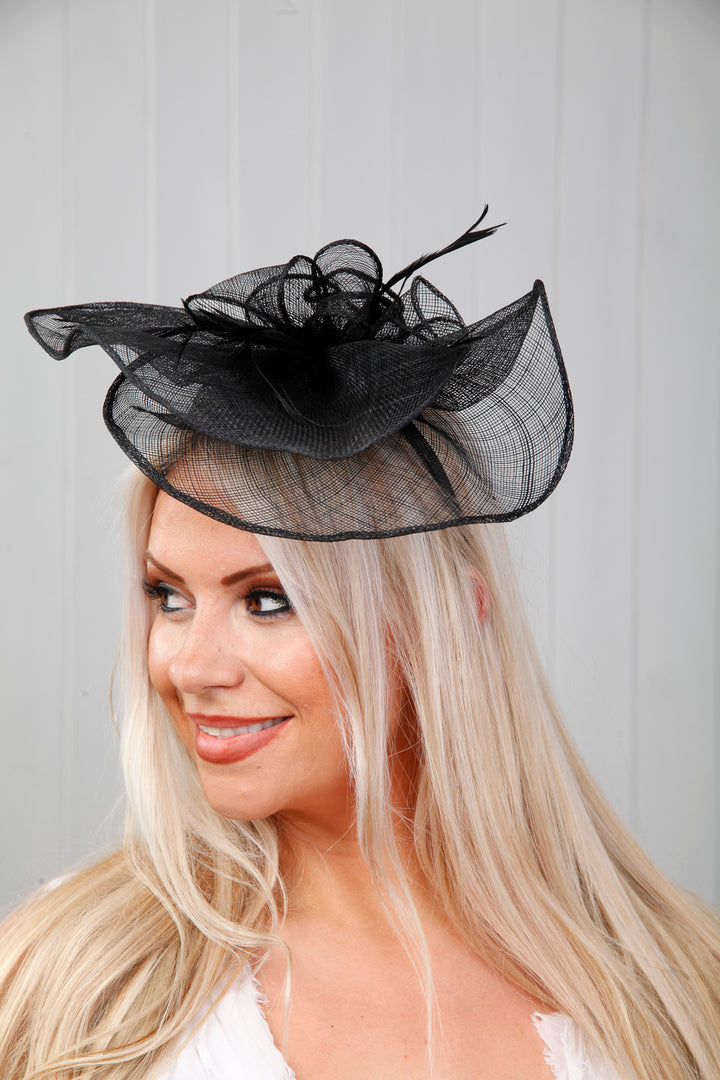 Camilla Fascinator Black