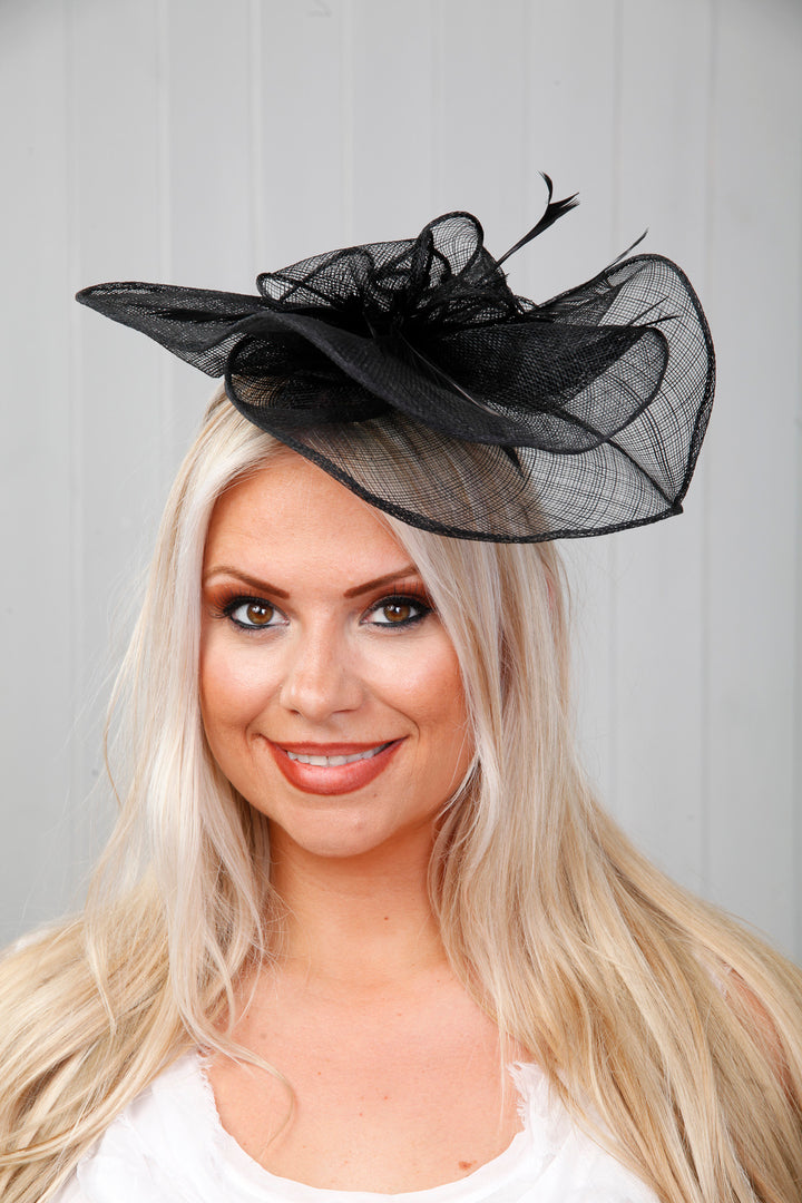 Camilla Fascinator Black