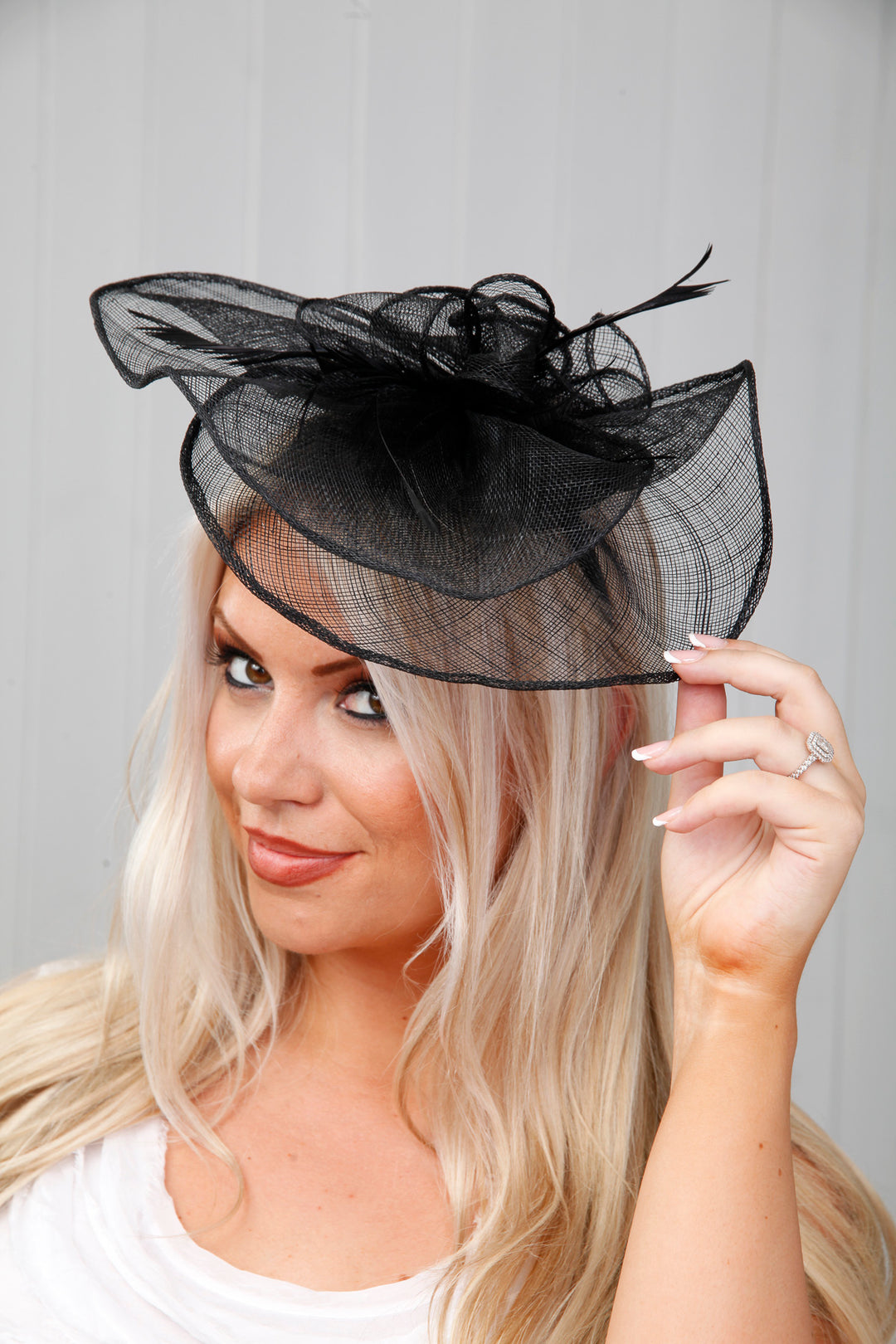 Camilla Fascinator Black