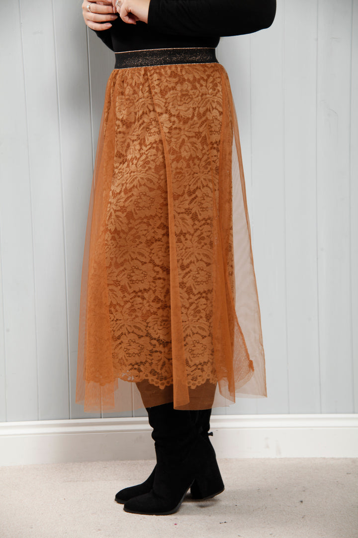 Lisa Lacey Skirt Burnt Copper