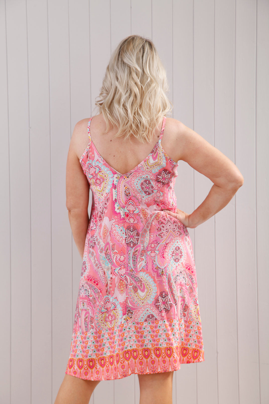 Paisley Sundress Pink