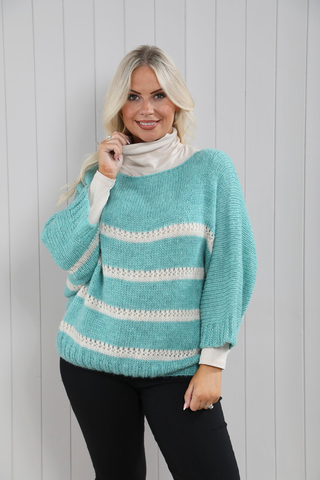 Belgravia Striped Knit Jumper