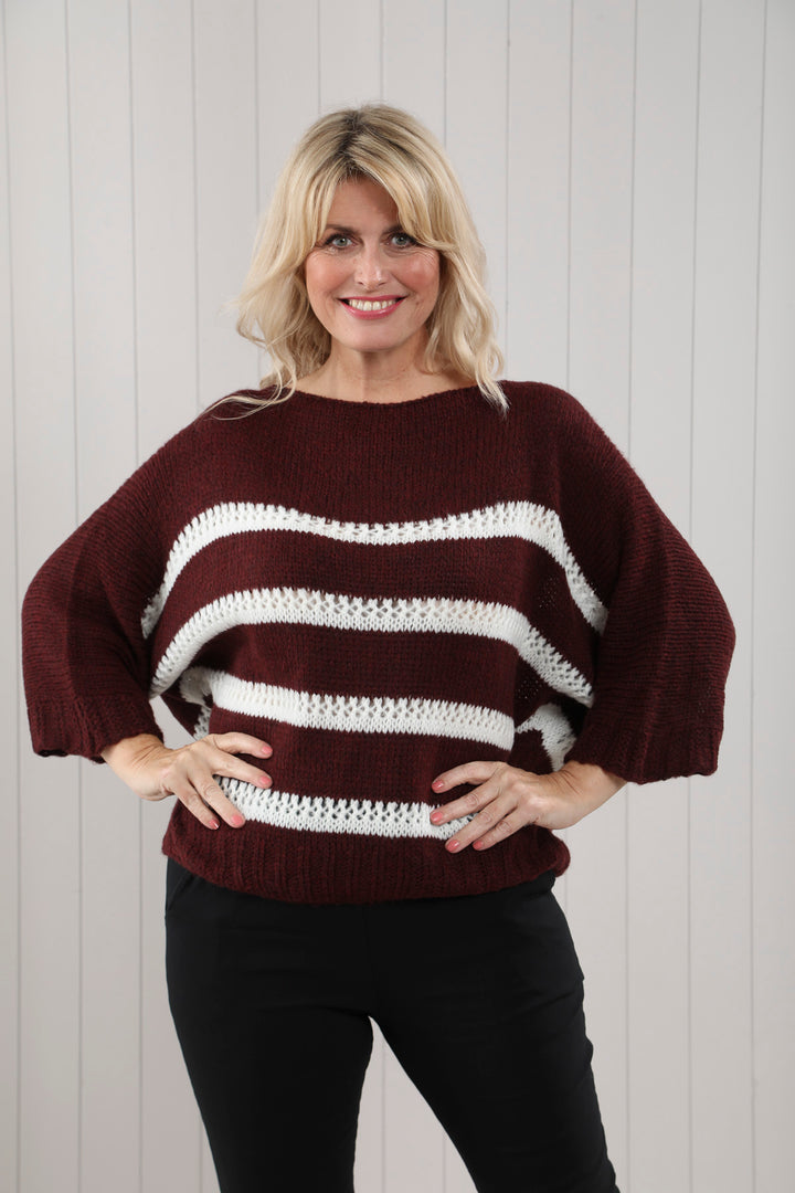 Belgravia Striped Knit Jumper