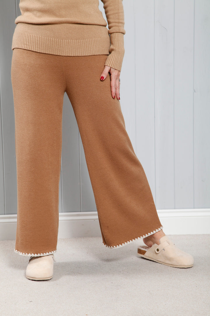 Kacey Knit Trouser Camel