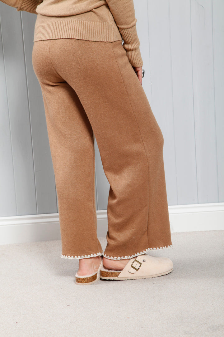 Kacey Knit Trouser Camel