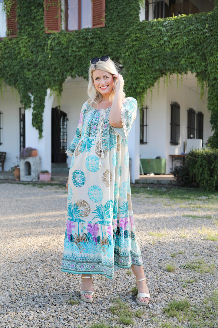 Harlyn Paradise Dress Aqua