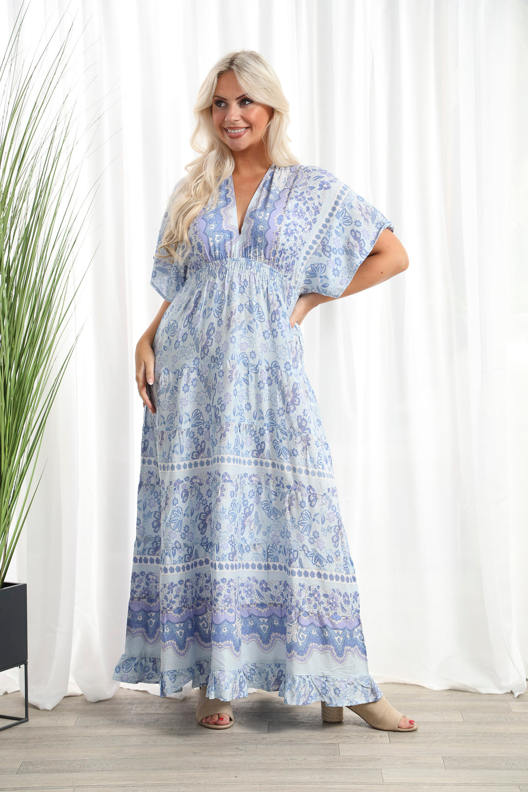 Zakynthos Dress Soft Blue