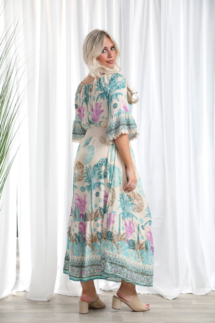 Harlyn Paradise Dress Aqua