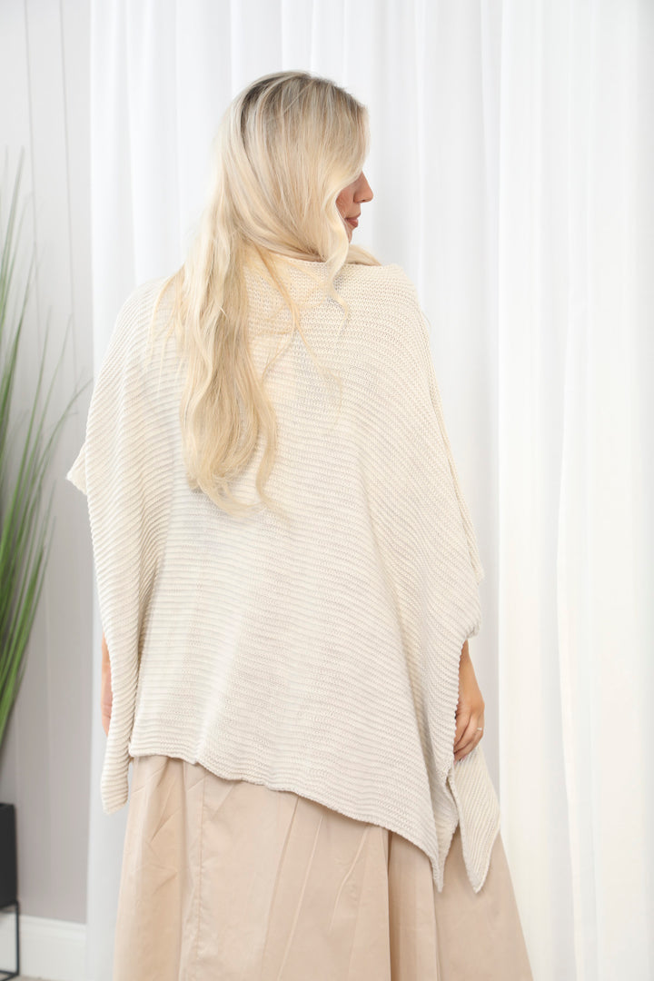 Poppy Poncho Top