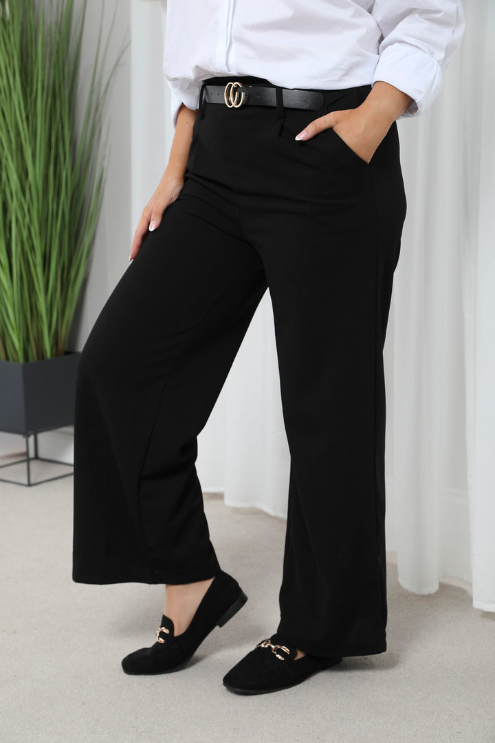 Latino G belt trousers Black