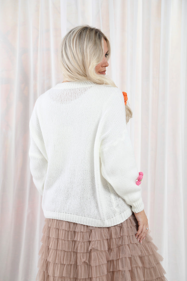 Daisy jumper Cream