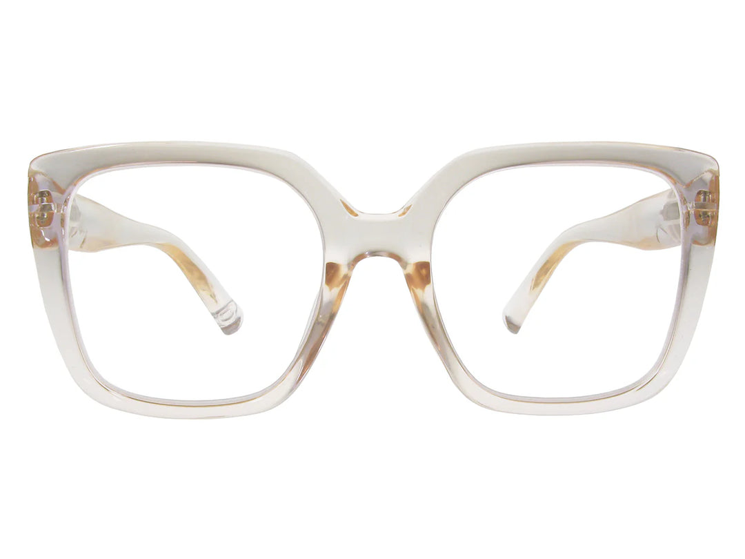 Deirdre Reading Glasses Transparent Pink