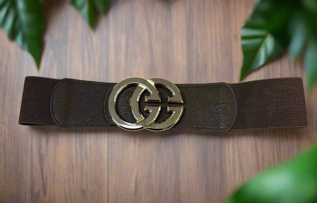 Monogram G Belt Choc/Gold