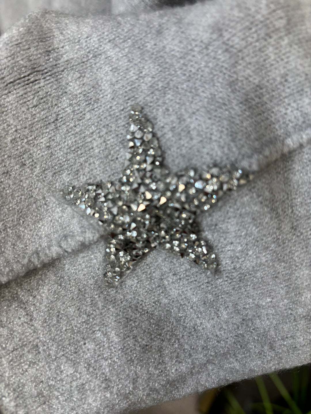 Anabelle Star Jumper Grey