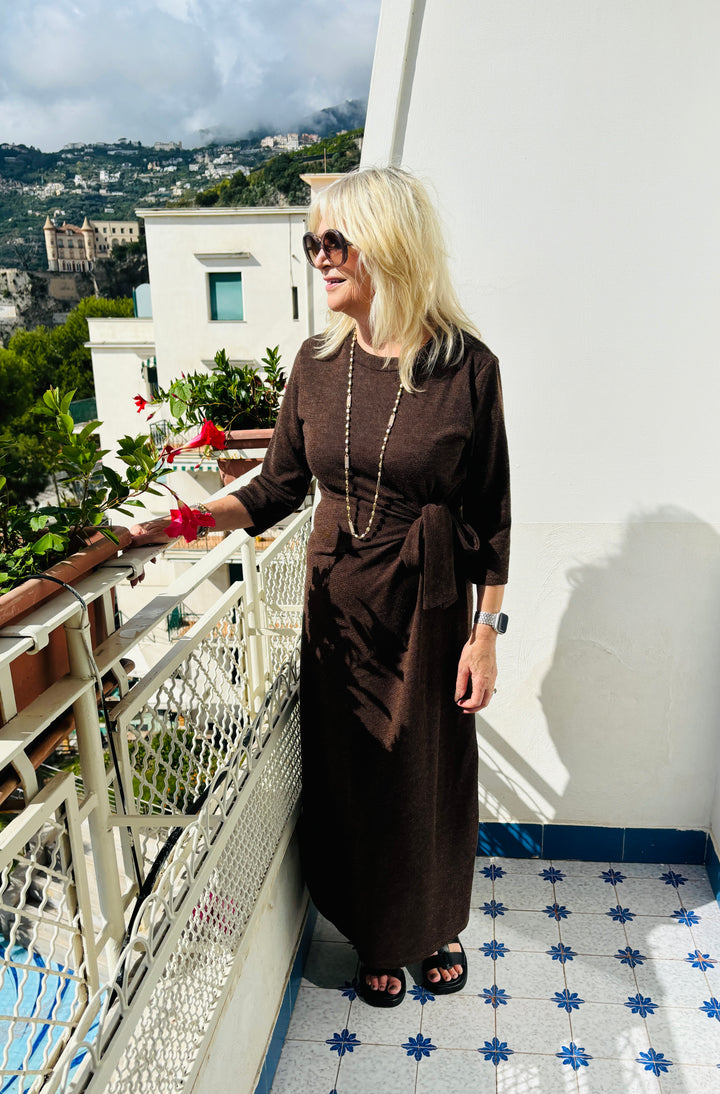 Maiori Maxi Dress Chocolate