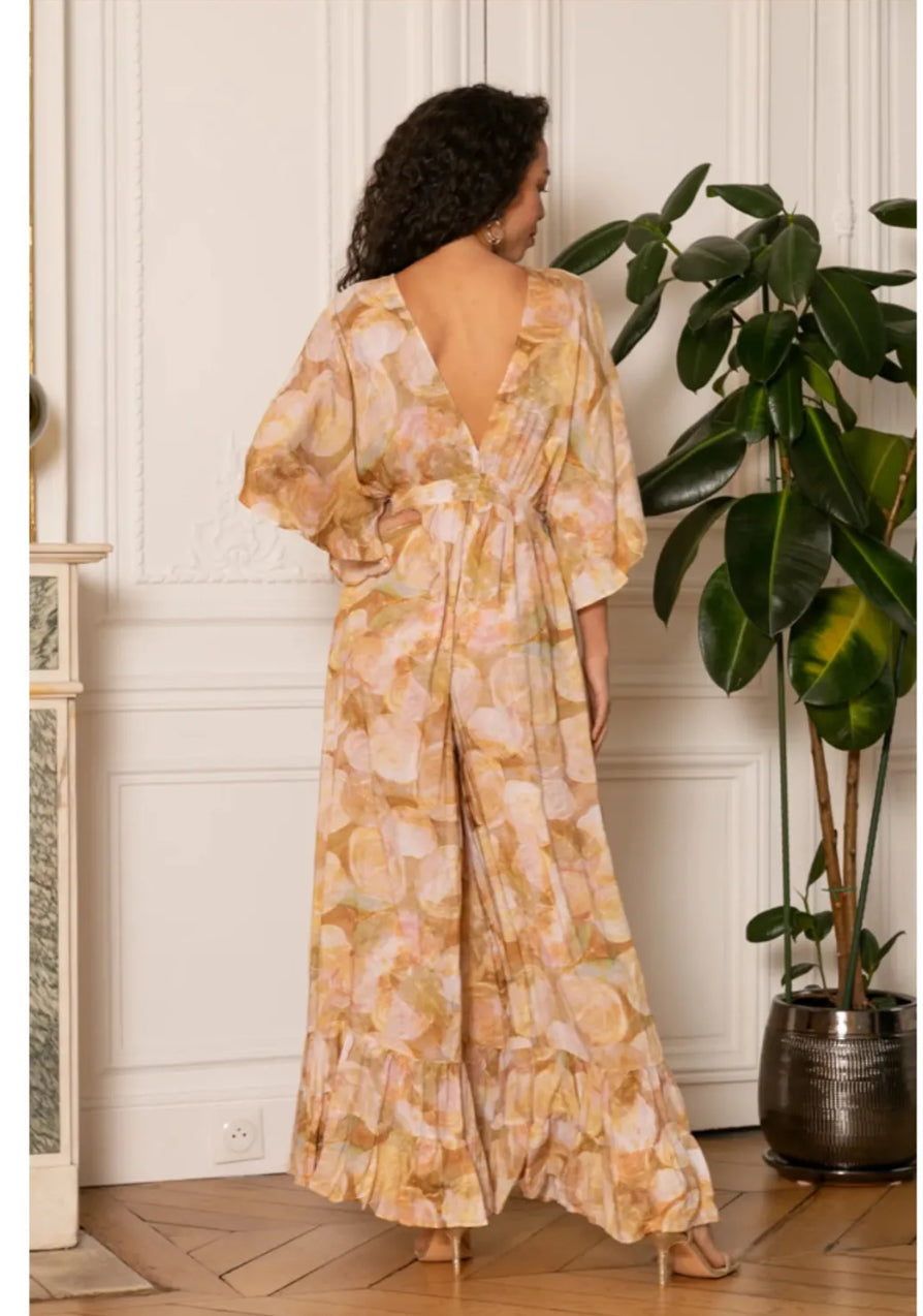 Jasmine Jumpsuit Apricot Sands