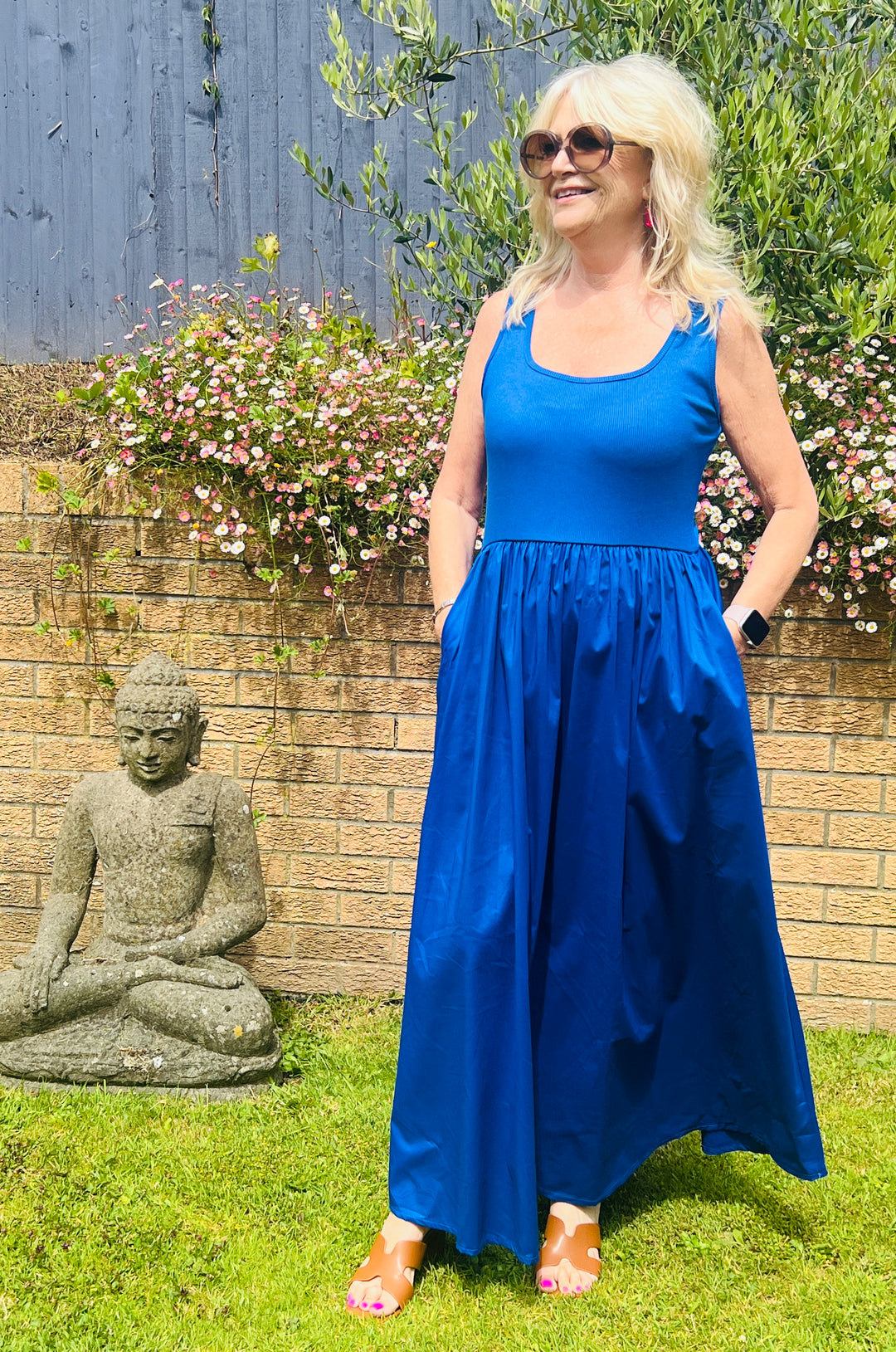 Venus Maxi Dress Royal Blue