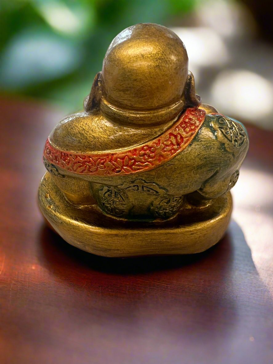 Gold Happy Buddha 15cms