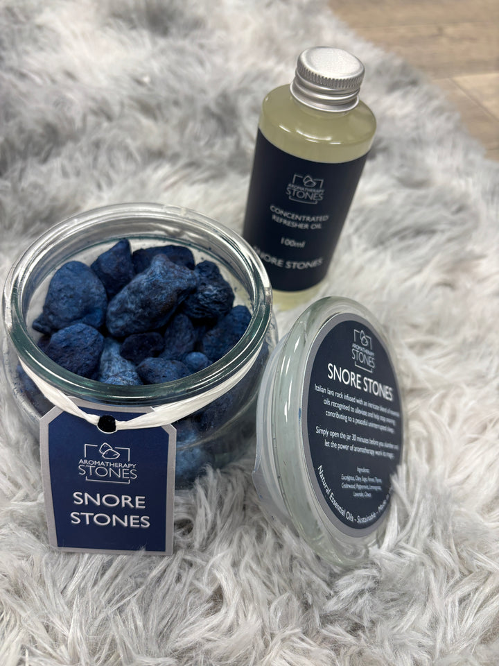 Snore Stone & Oil Gift Set