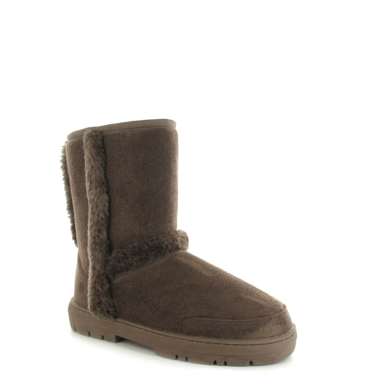 Geri Fur Lined Boots Mocha