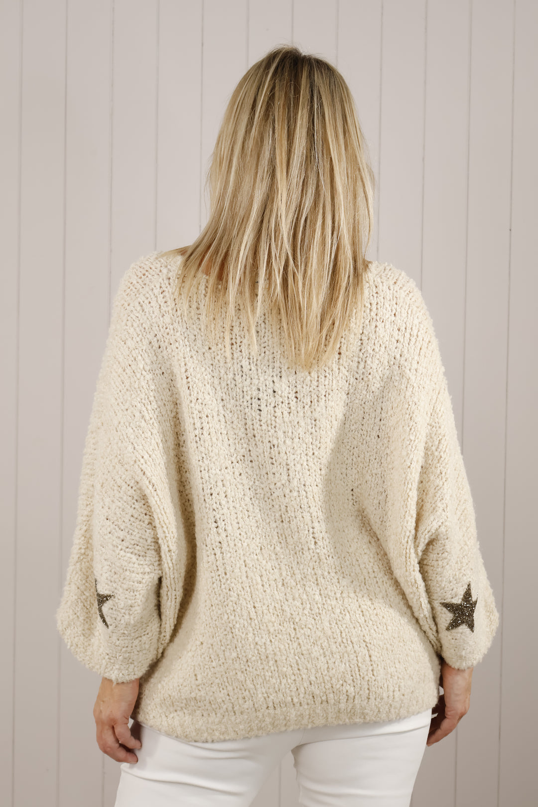 Aletta Star Jumper Cream