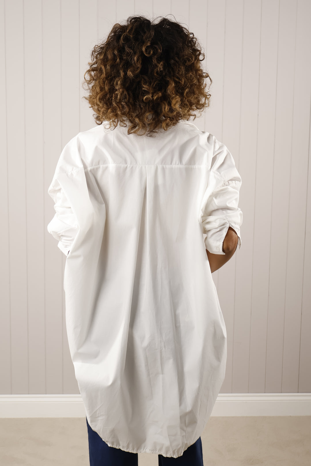 Oversized Cotton White Shirt