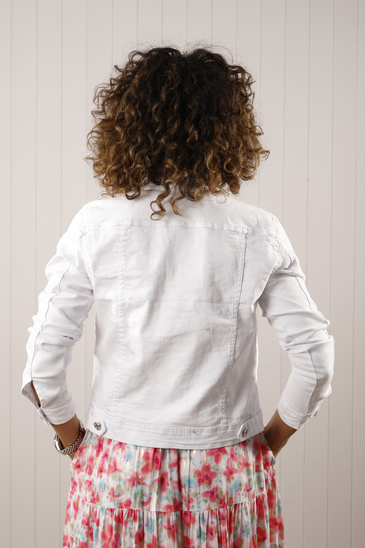 White Denim Jacket