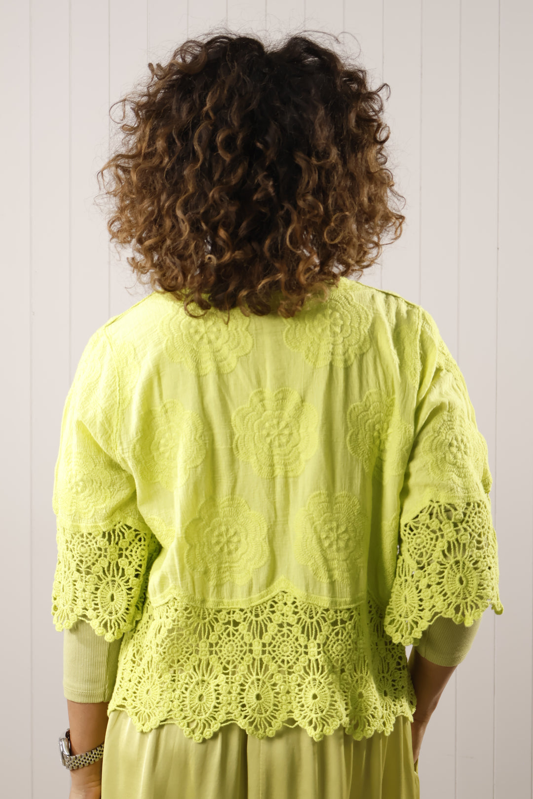 Chelsea Cardigan Lime