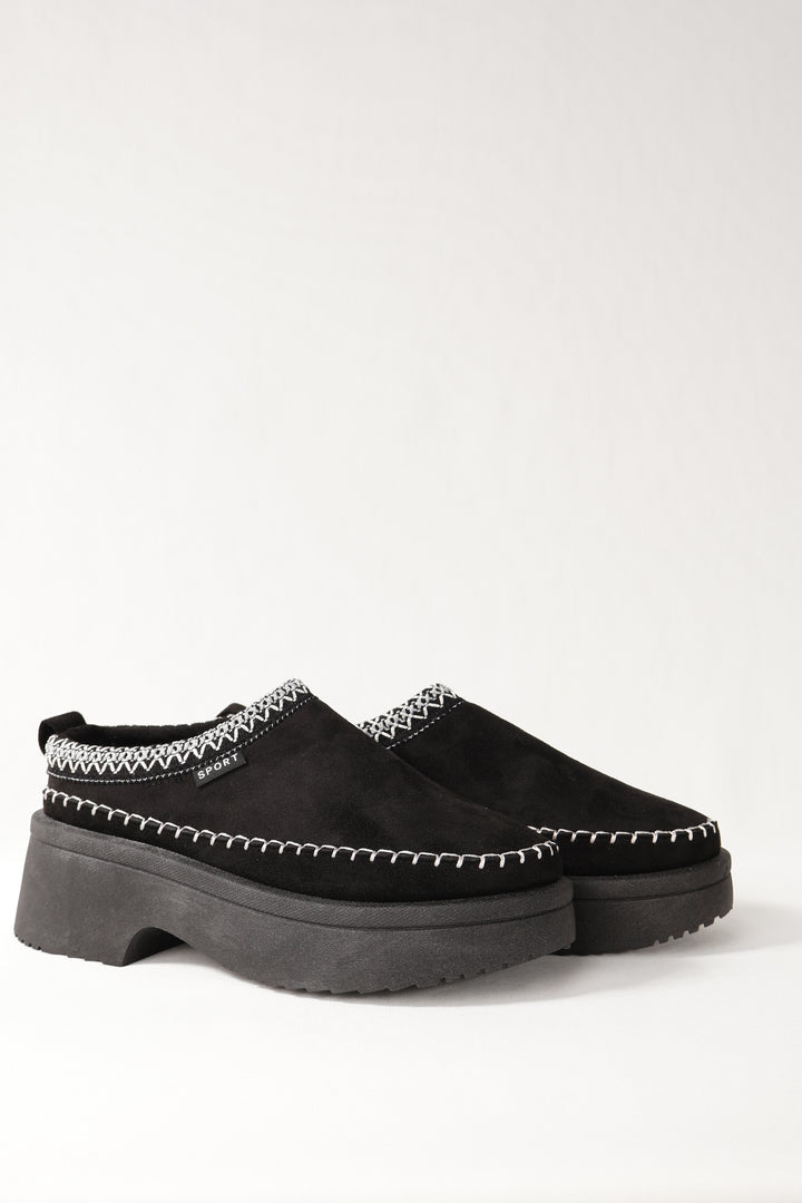 Huggy Slippers Black