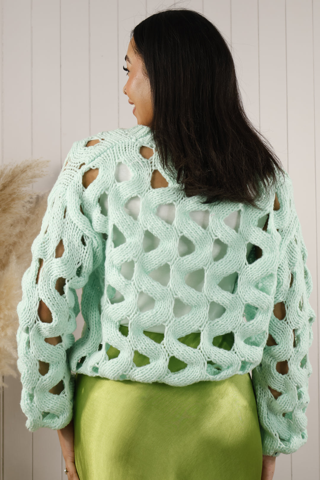 Lola Loop Cardigan Mint