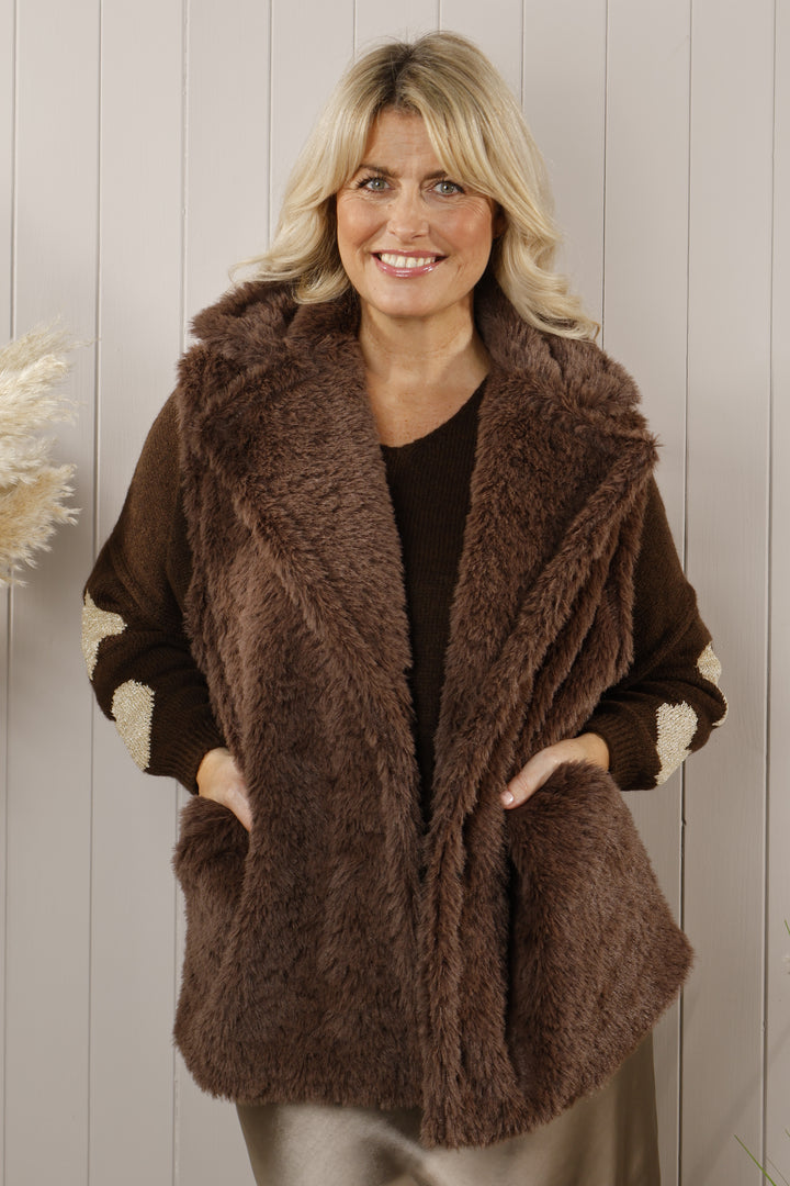 Luxurious Faux Fur Gilet