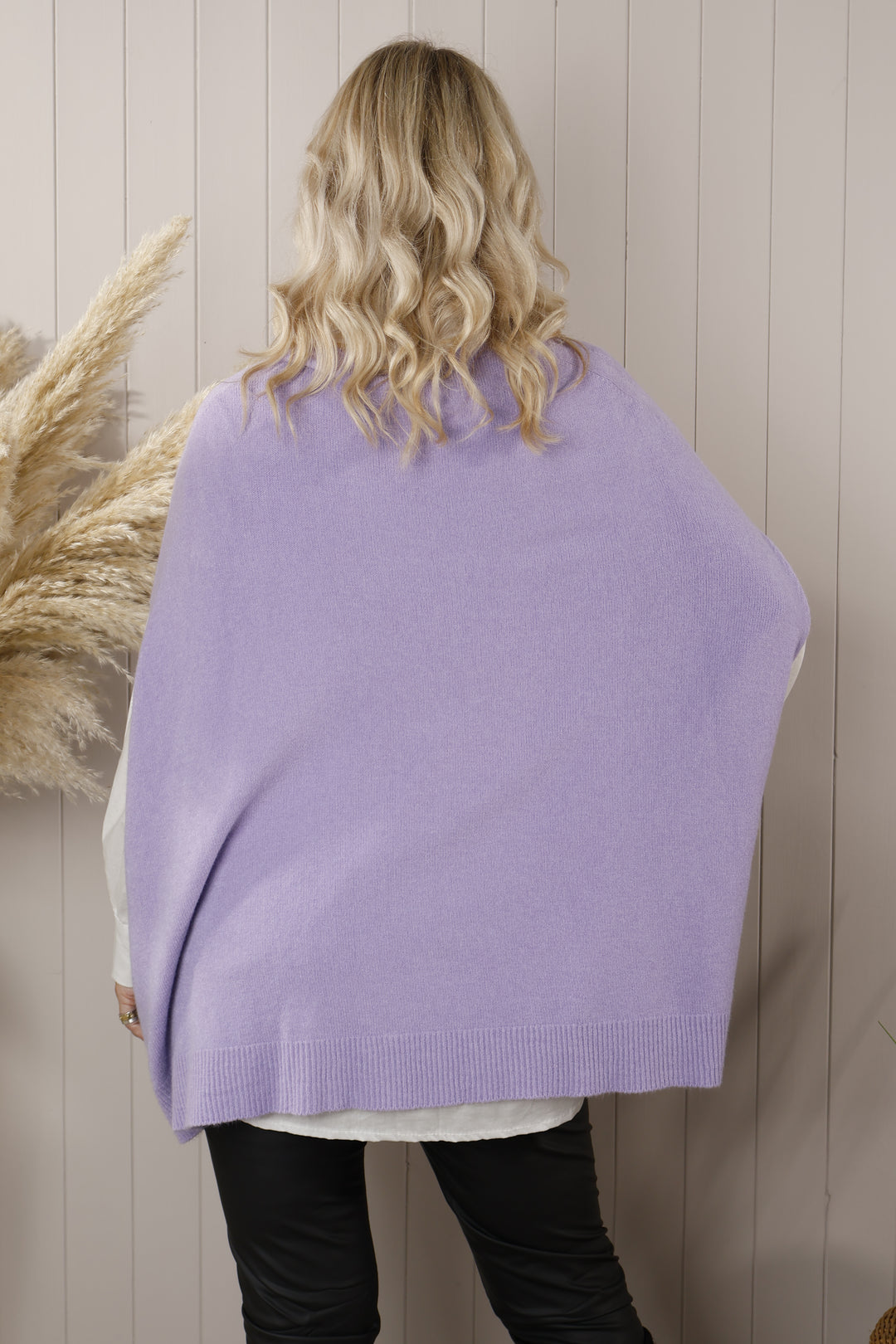 Keely Poncho Top Lilac