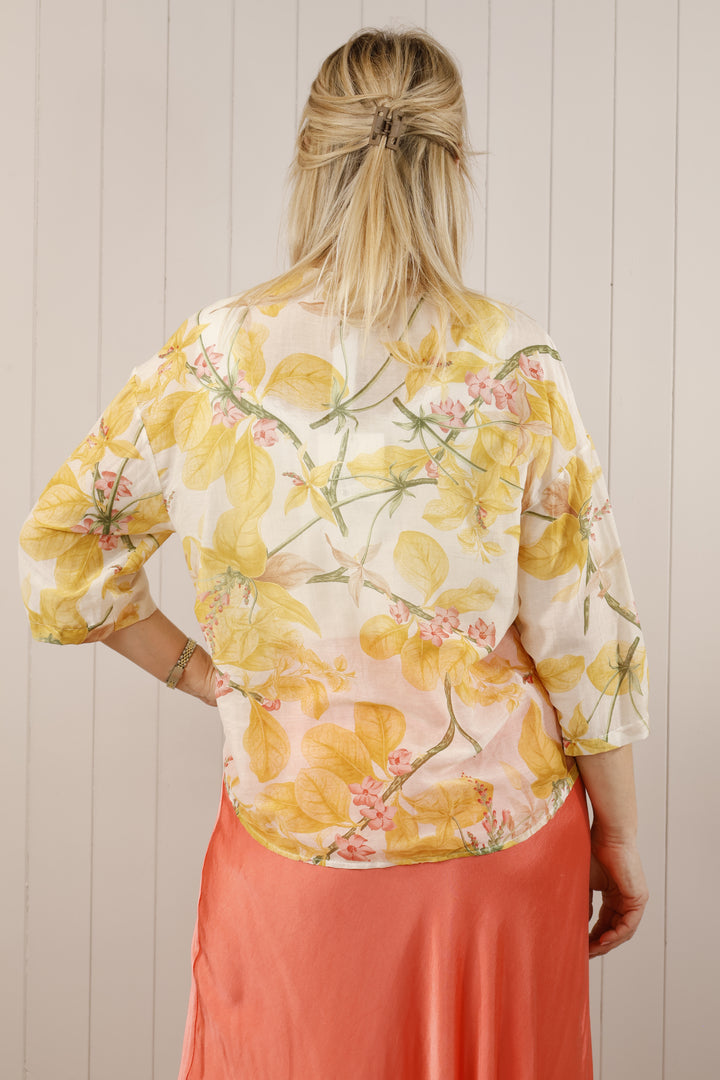 Fenix Silk Shirt Lemon