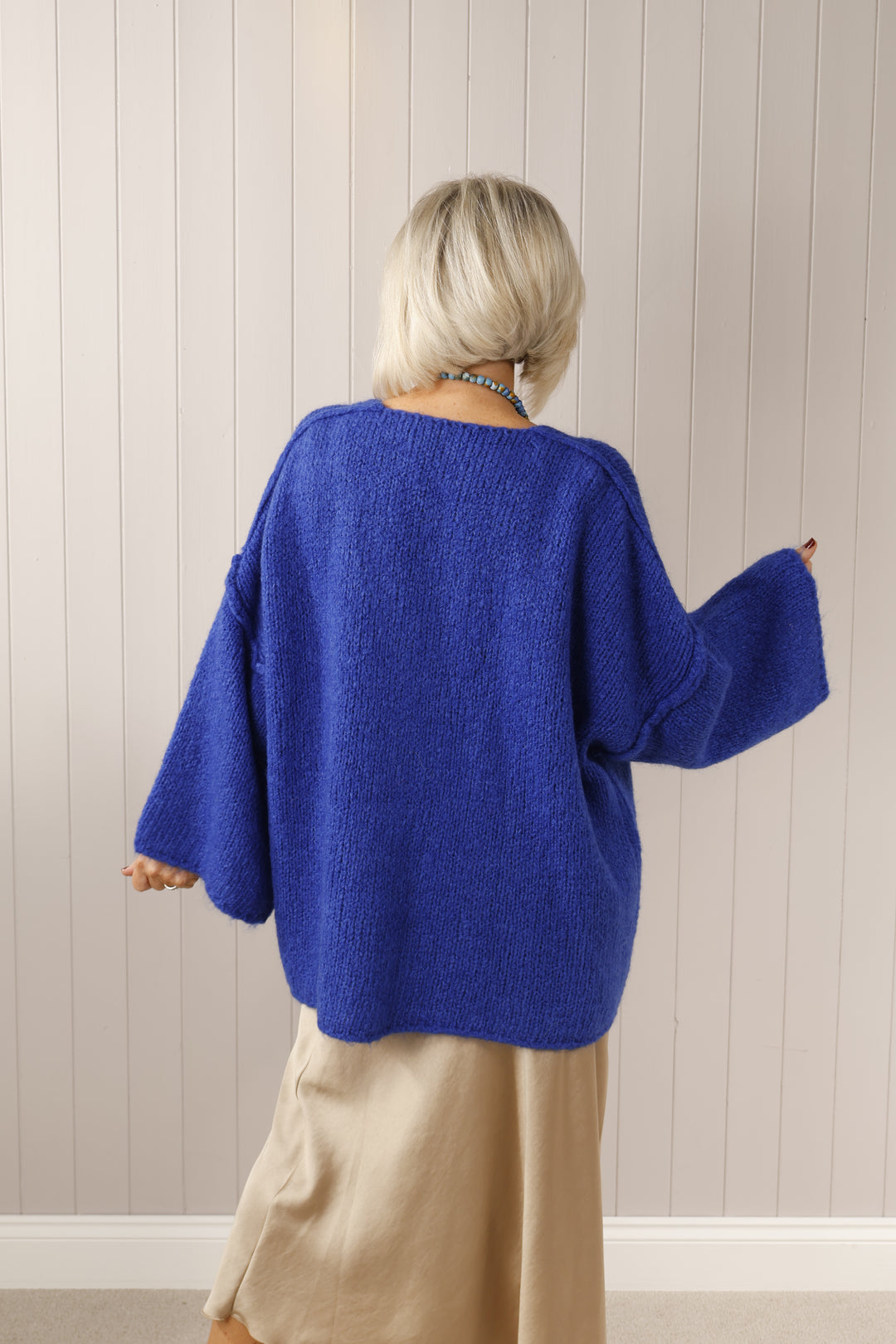 Cilla long sleeve jumper Royal Blue