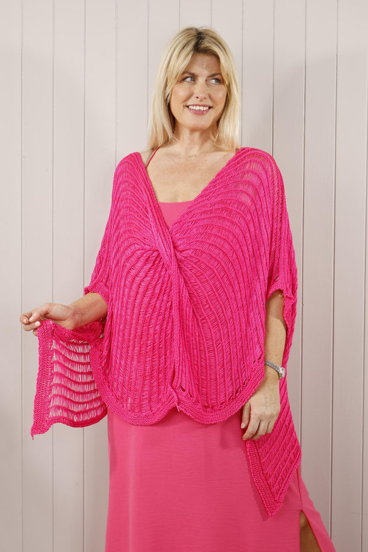 Callista Layering Top Fuchsia