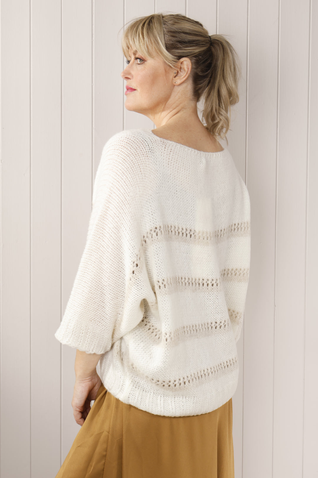 Belgravia Striped Knit Jumper