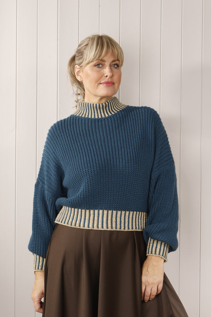 Caprice Gold Edged Jumper