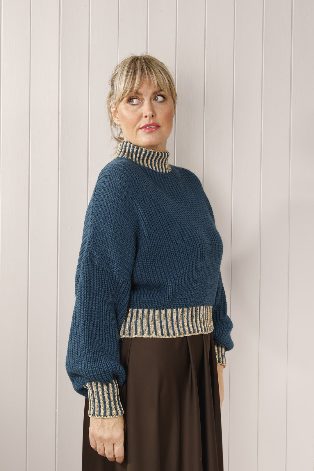 Caprice Gold Edged Jumper