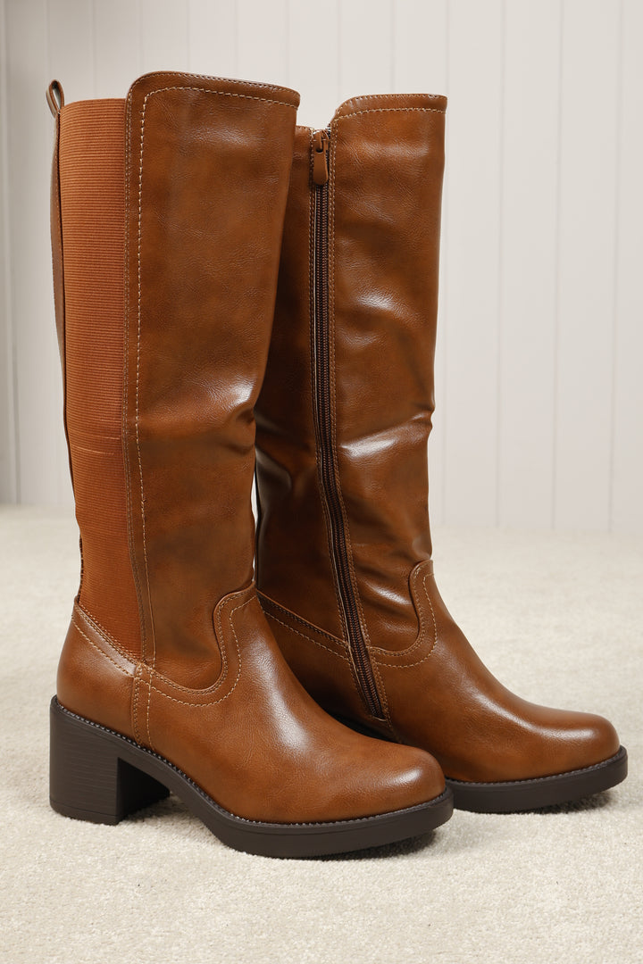 Verona boots Camel