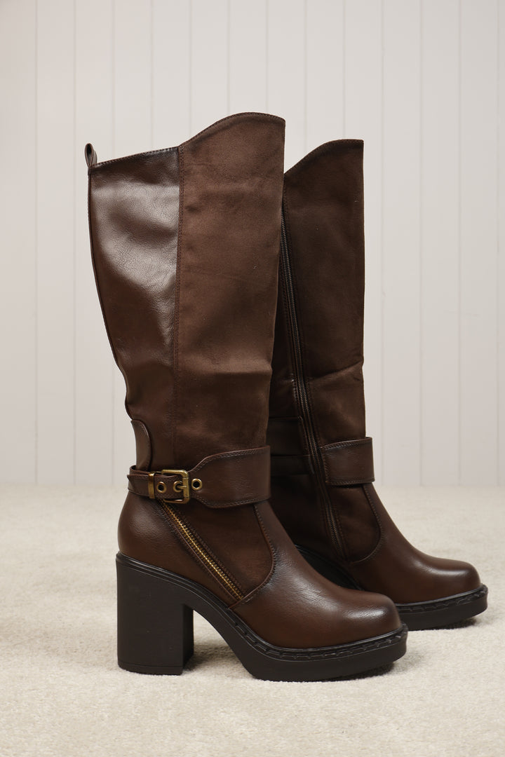 Monza Boots Brown