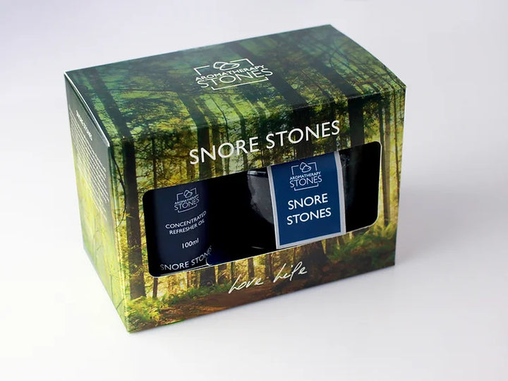 Snore Stone & Oil Gift Set