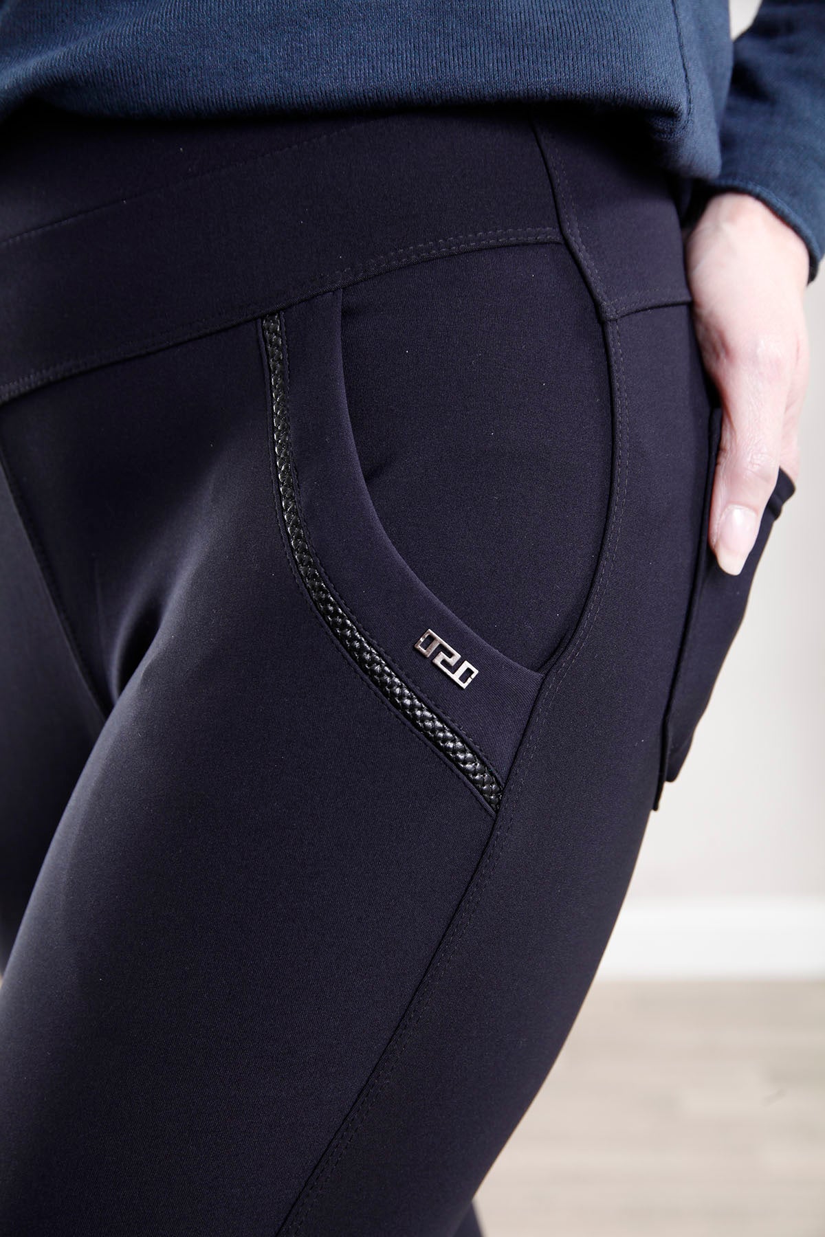 Navy 2025 treggings uk