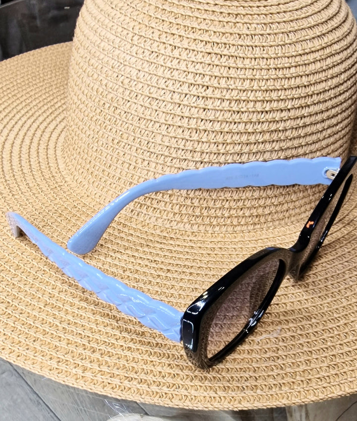 Victoria Oversized Sunglasses Pastel Blue