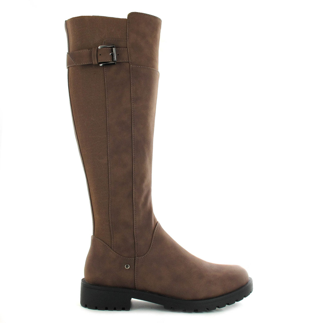 Brown Hayley Tall Riding Boots - Goose Island