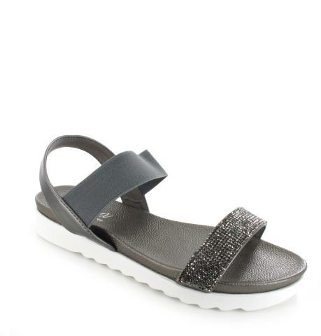 Tilda Diamante Strap Sandals - Goose Island