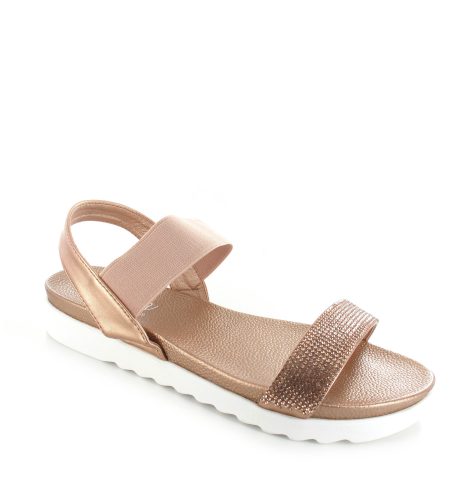 Tilda Diamante Strap Sandals - Goose Island